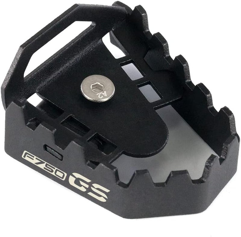 Modeer Compatible with F750GS 2018-2025 Motorcycle Rear Foot Brake Lever Pedal Enlarge Extension Rear Brake Peg Pad Pedal f750 f 750 gs Accessories (black) - Image 1